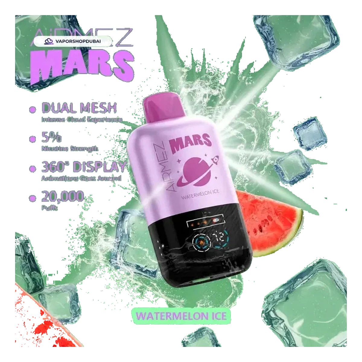 AiRMEZ Mars 20000 Puffs Disposable Vape In UAE | Emirates Vapor UAE