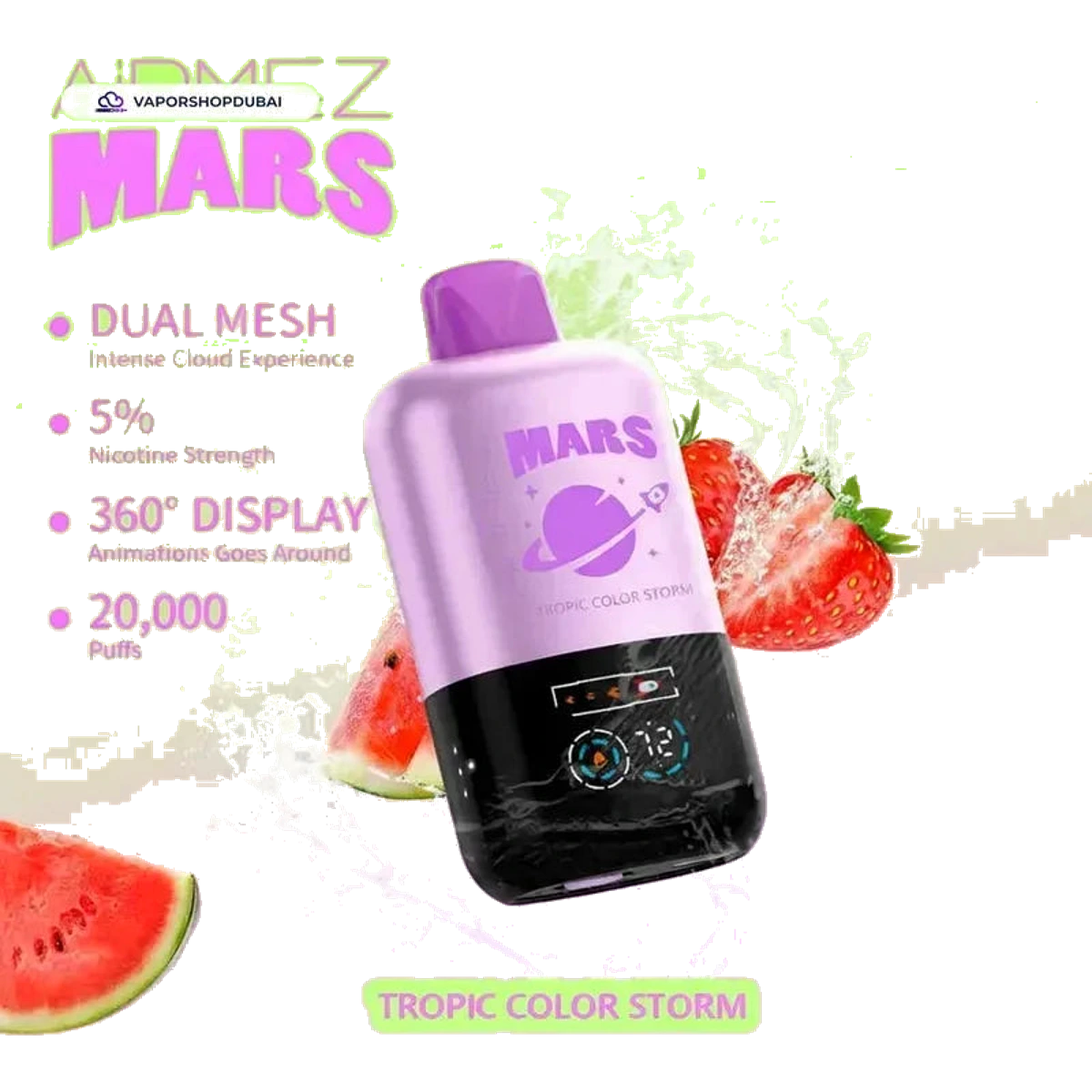 AiRMEZ Mars 20000 Puffs Disposable Vape In UAE | Emirates Vapor UAE