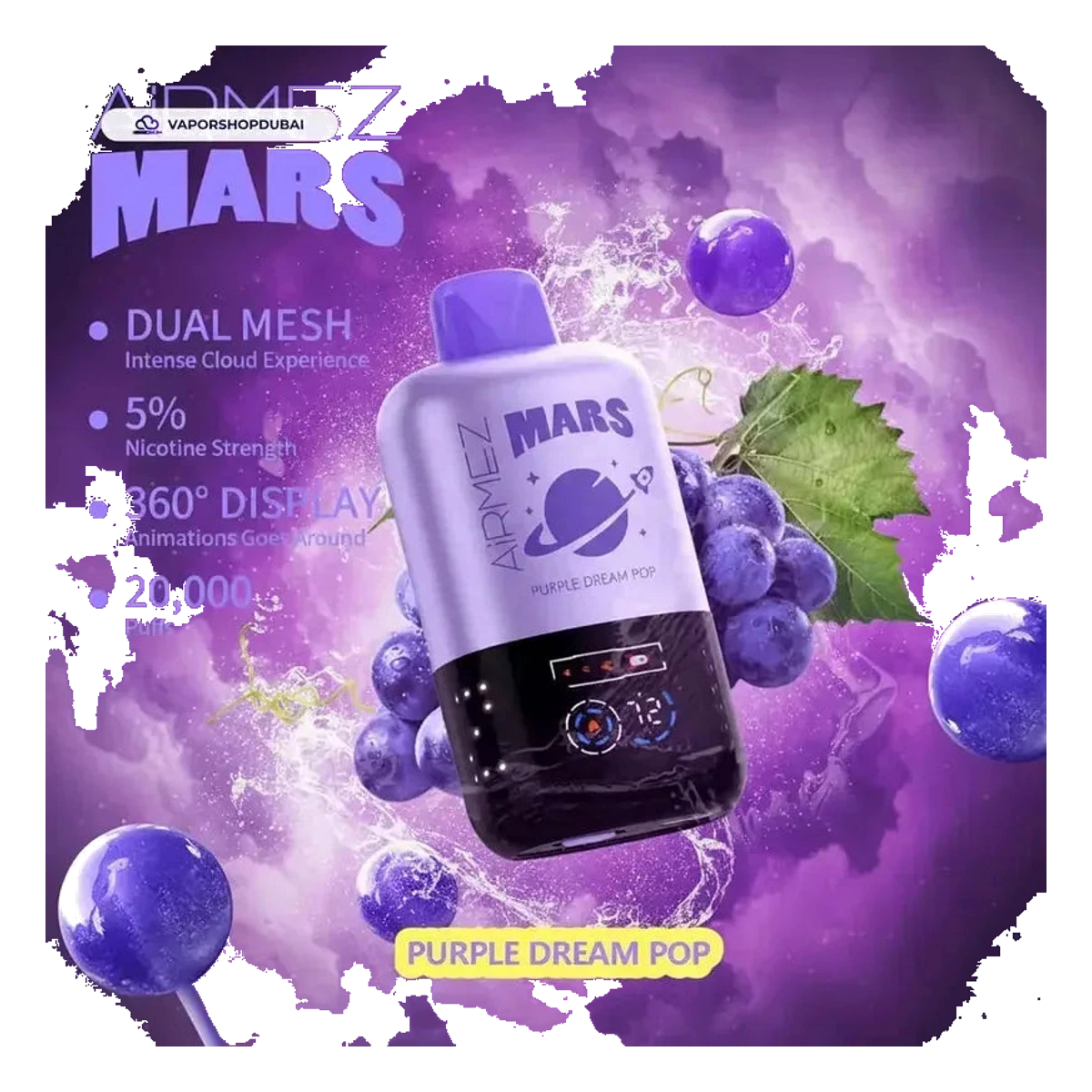AiRMEZ Mars 20000 Puffs Disposable Vape In UAE | Emirates Vapor UAE