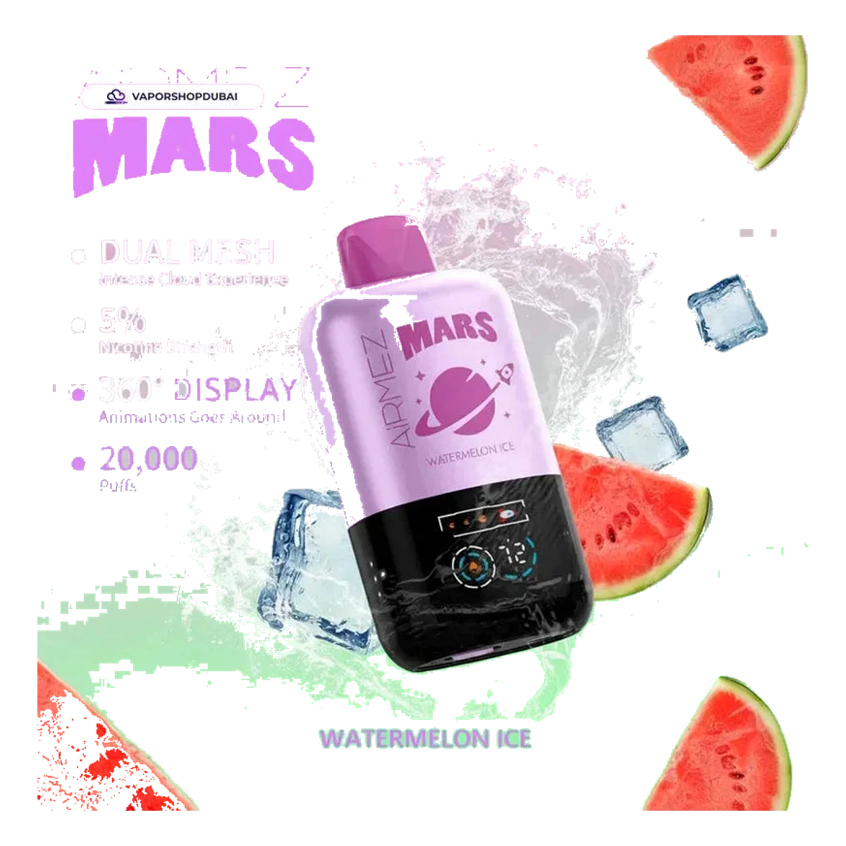 AiRMEZ Mars 20000 Puffs Disposable Vape flavors UAE | Emirates Vapor Dubai