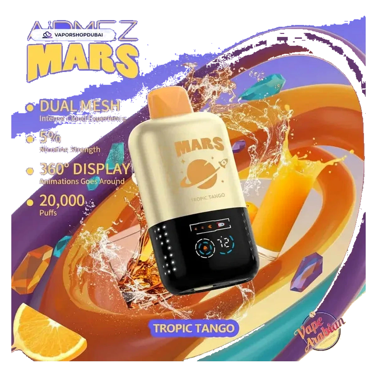 AiRMEZ Mars 20000 Puffs Disposable Vape In UAE | Emirates Vapor UAE