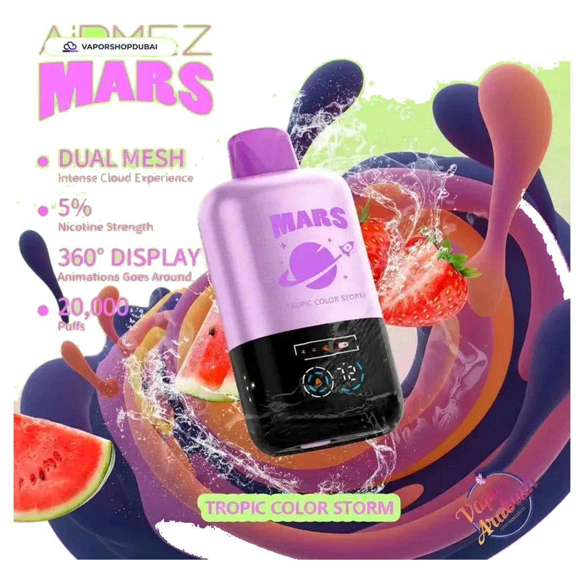 AiRMEZ Mars 20000 Puffs Disposable Vape In UAE | Emirates Vapor UAE