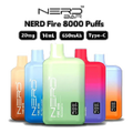 Nerd Fire 8000 Strawberry Kiwi UAE | Emirates Vapor