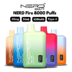 Nerd Fire 8000 Strawberry Kiwi UAE | Emirates Vapor