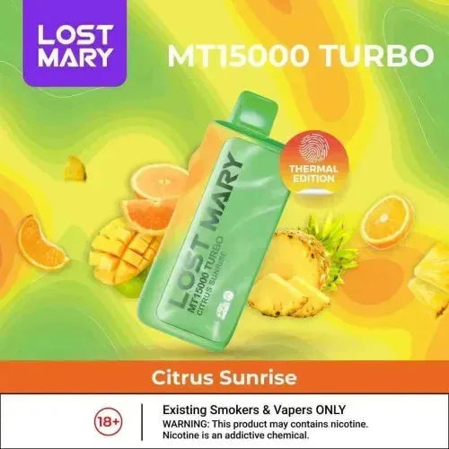 LOST MARY Turbo MT15000 Puff’S UAE — Buy Dubai | Emirates Vapor