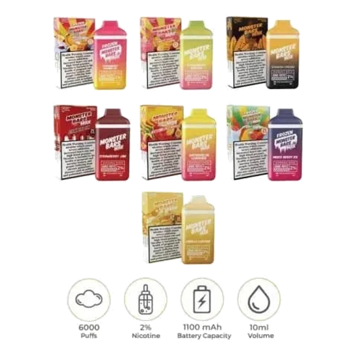 MONSTER BARS Best Vape Shop (2026) UAE