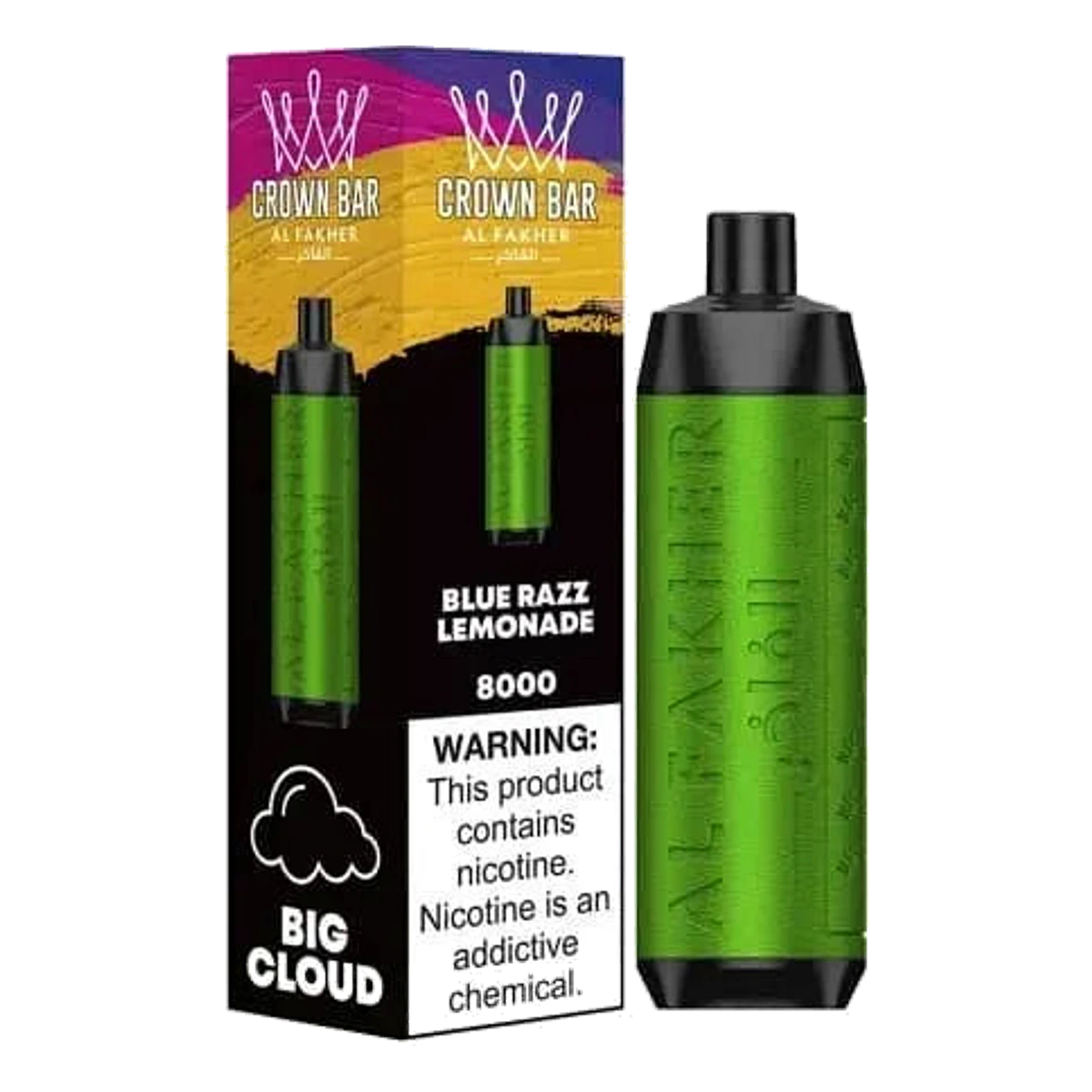 AL FAKHER CROWN BAR 8000 PUFFS | Best Vape Shop Dubai (2026) | Emirates Vapor UAE