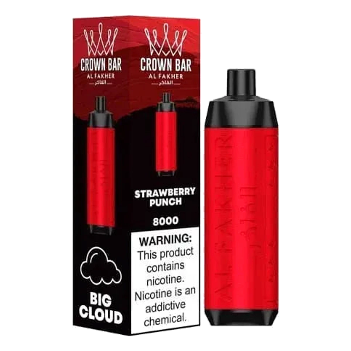 AL FAKHER CROWN BAR 8000 PUFFS | Best Vape Shop Dubai (2026) | Emirates Vapor UAE