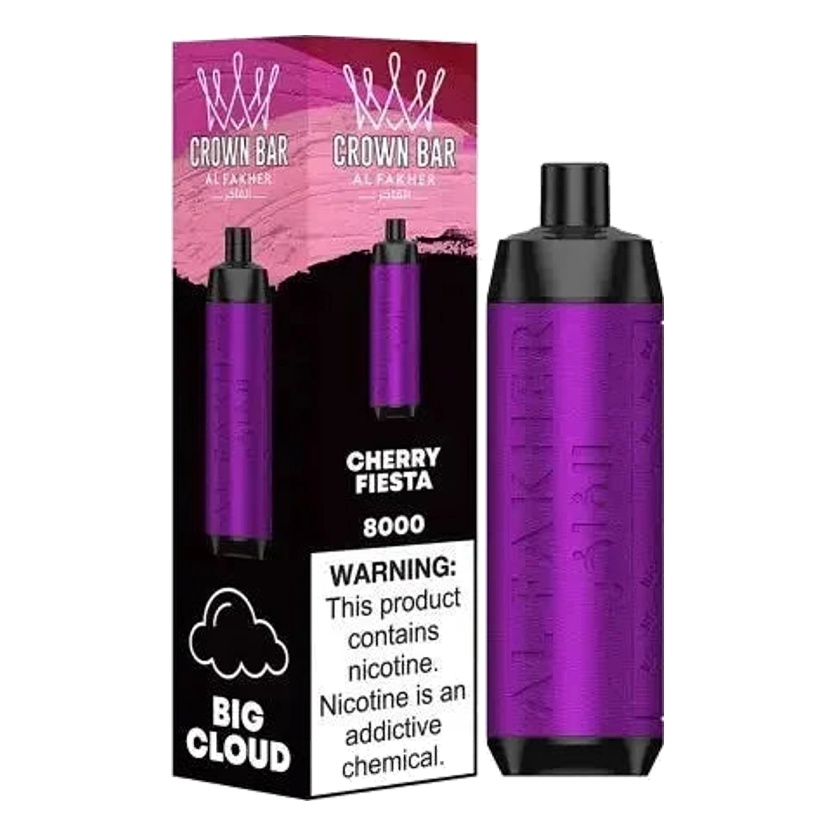 AL FAKHER CROWN BAR 8000 PUFFS Best Vape Shop (2026) flavors UAE | Emirates Vapor Dubai