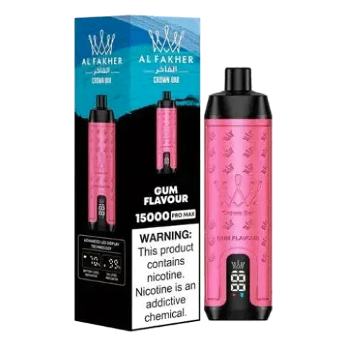 AL FAKHER CROWN BAR CROWN BAR HYPERMAX 15000 PUFF’S Best Vape Shop (2026) flavors UAE | Emirates Vapor Dubai
