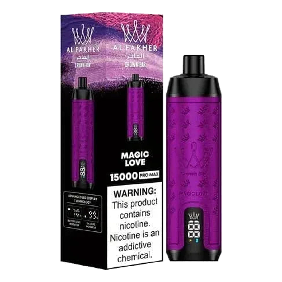 Buy AL FAKHER AL FAKHER CROWN BAR CROWN BAR HYPERMAX 15000 PUFF’S Best Vape Shop (2026) Dubai same-day delivery