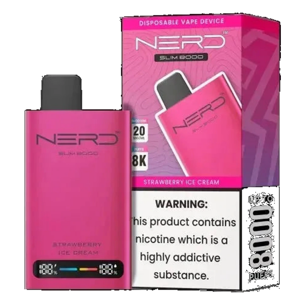 Nerd™ Slim 8000 Puff’S Uae — AED 60 | Emirates Vapor