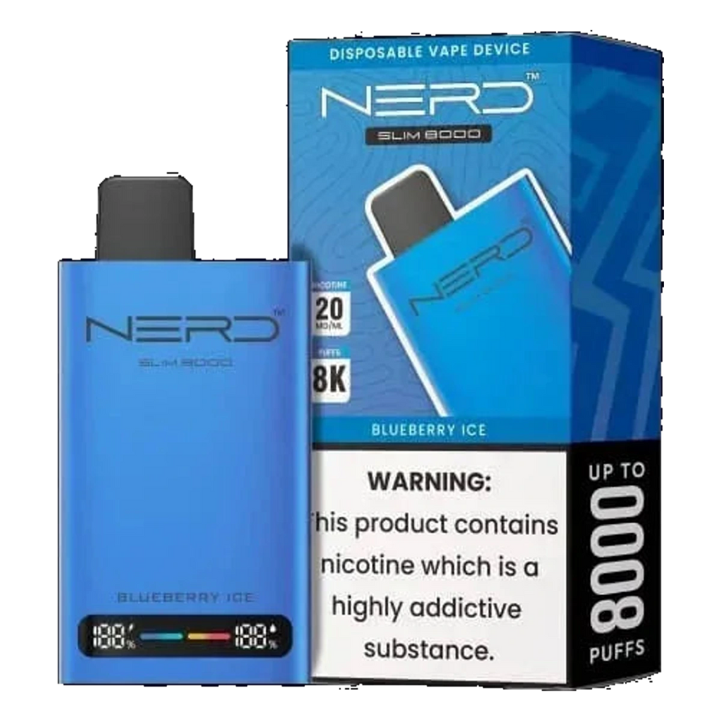 Nerd™ Slim 8000 Puff’S flavors UAE | Emirates Vapor Dubai