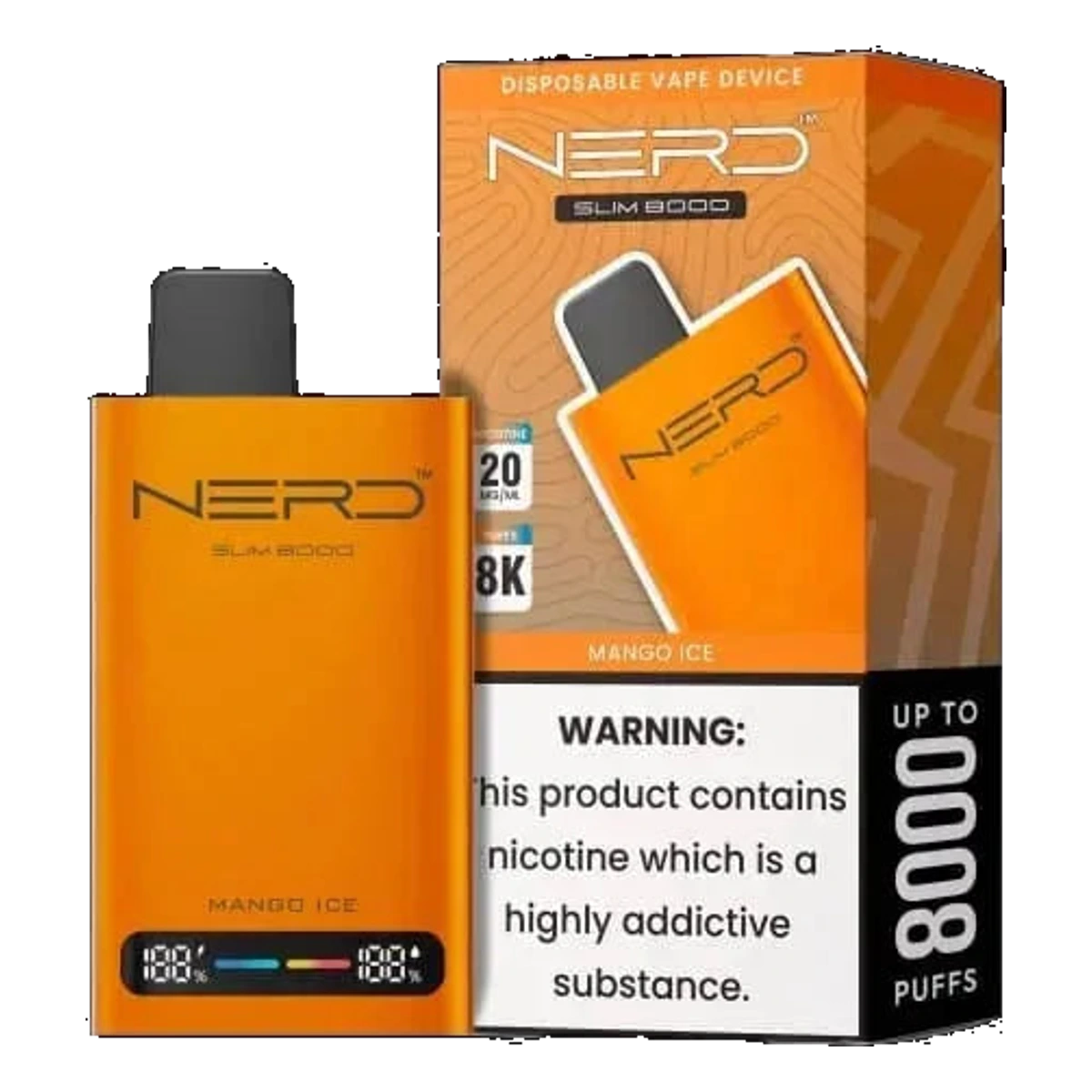 Nerd™ Slim 8000 Puff’S Uae — AED 60 | Emirates Vapor