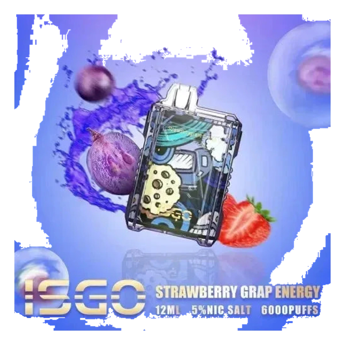 Isgo Drum Box 6000 Puffs Uae — AED 50 | Emirates Vapor