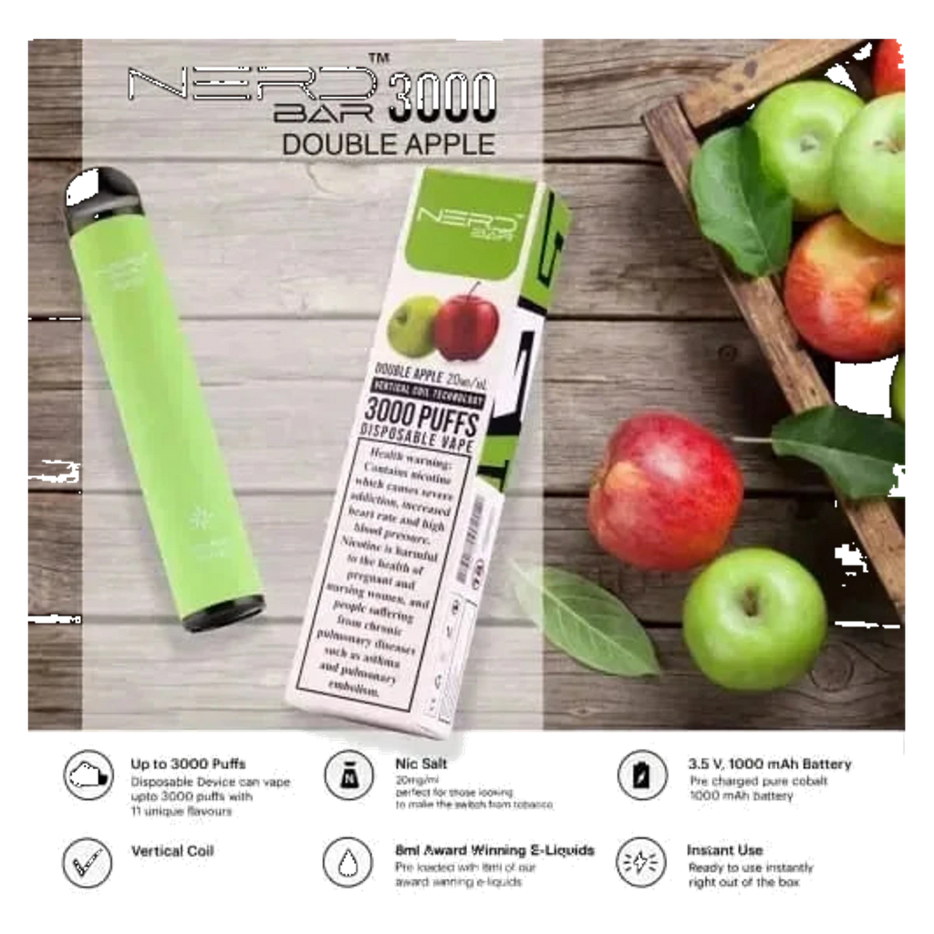 Nerd™ Bar 3000 Puffs UAE — Buy Dubai | Emirates Vapor
