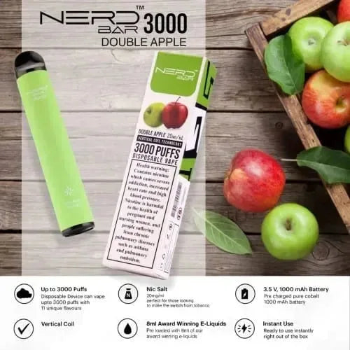 Nerd™ Bar 3000 Puffs options UAE | Emirates Vapor Dubai