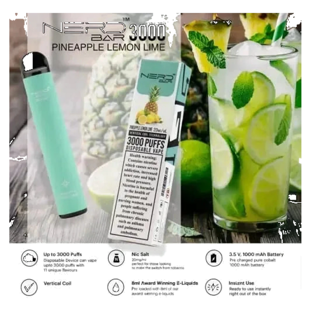 Nerd™ Bar 3000 Puffs Uae — AED 30 | Emirates Vapor