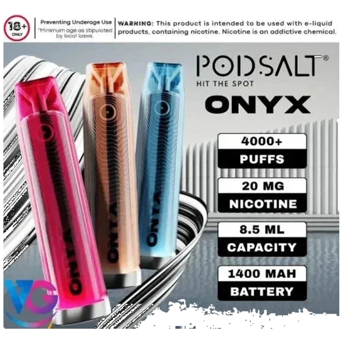 Podsalt Onyx 4000 Puff’S Uae — AED 50 | Emirates Vapor