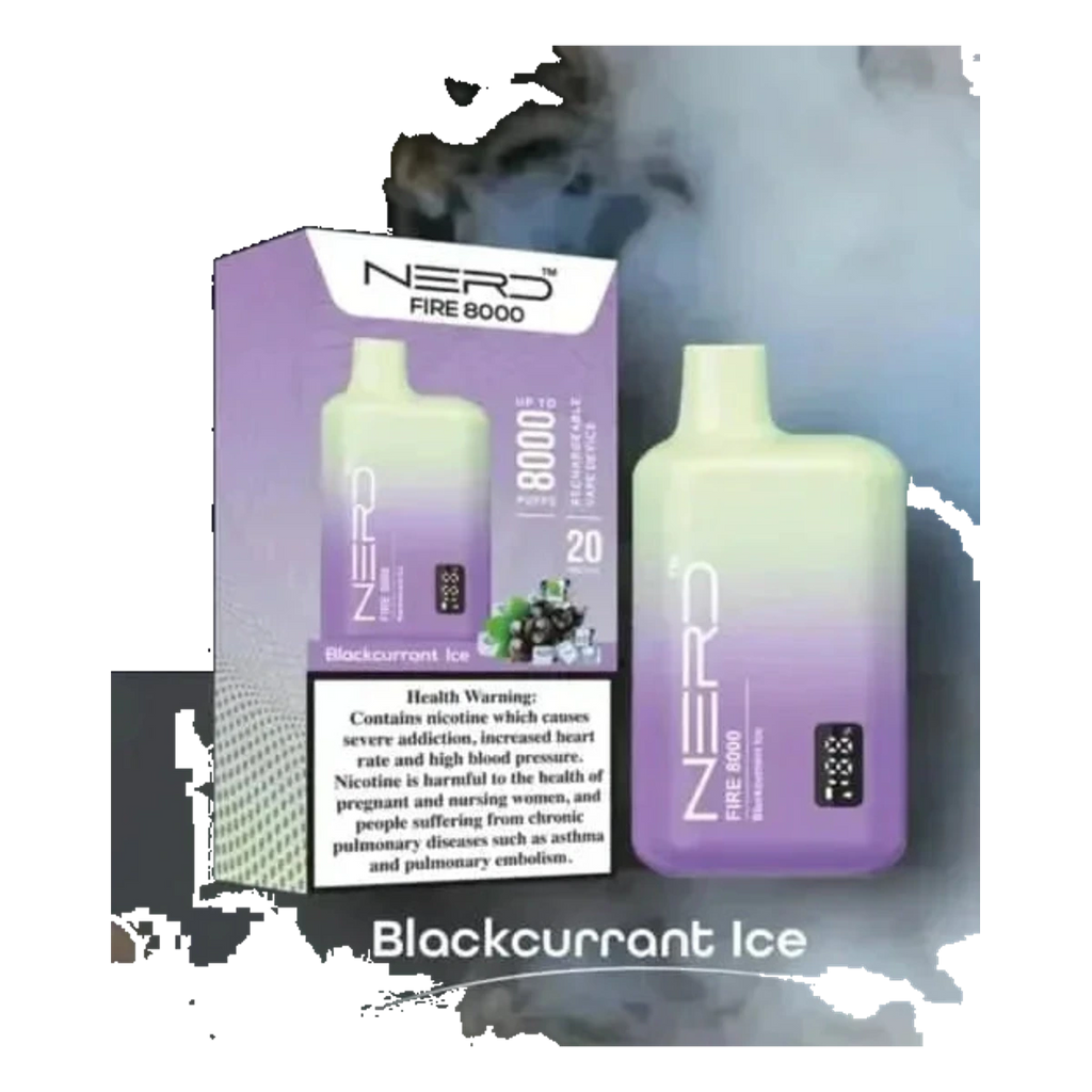 Buy Nerd Nerd™ Fire 8000 Puffs Dubai same-day delivery