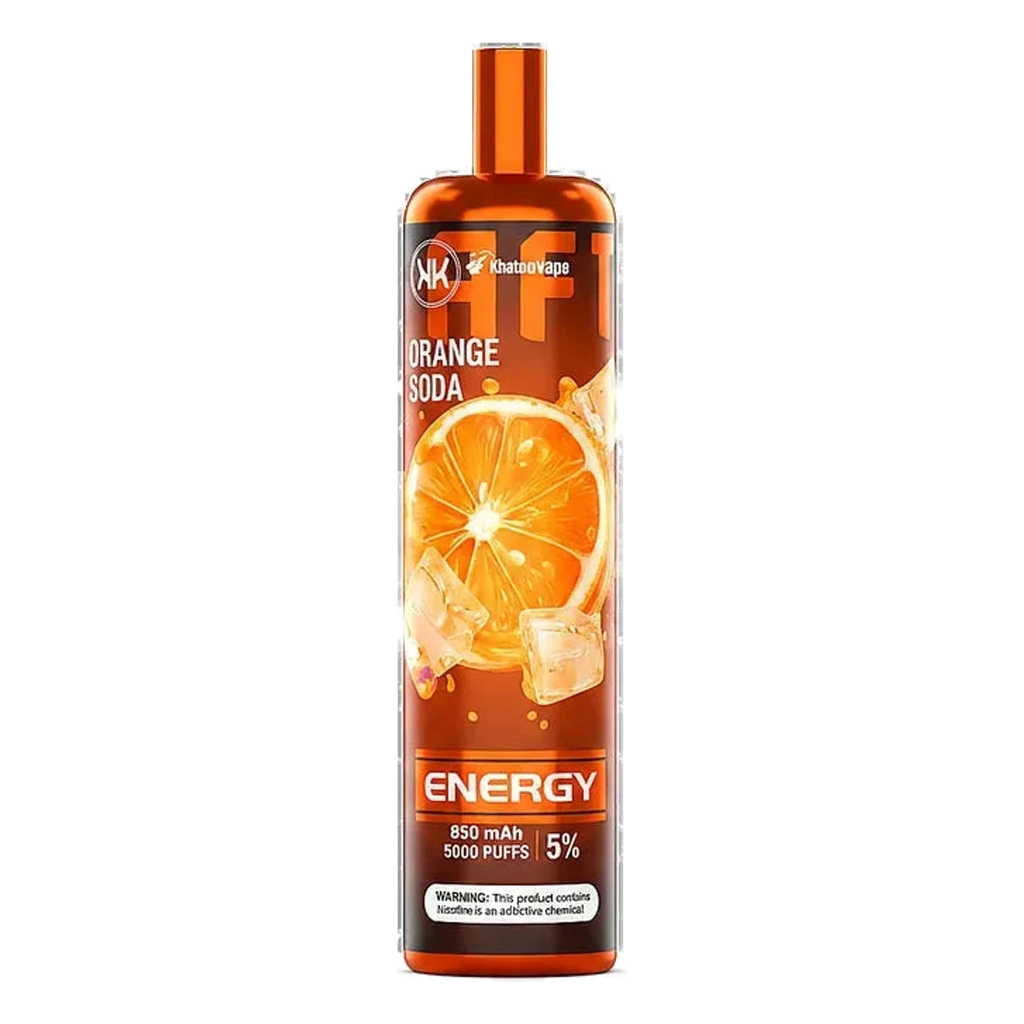 Orange Soda Energy Vape 5000 Puffs 100% Original Disposable UAE — Buy Dubai | Emirates Vapor