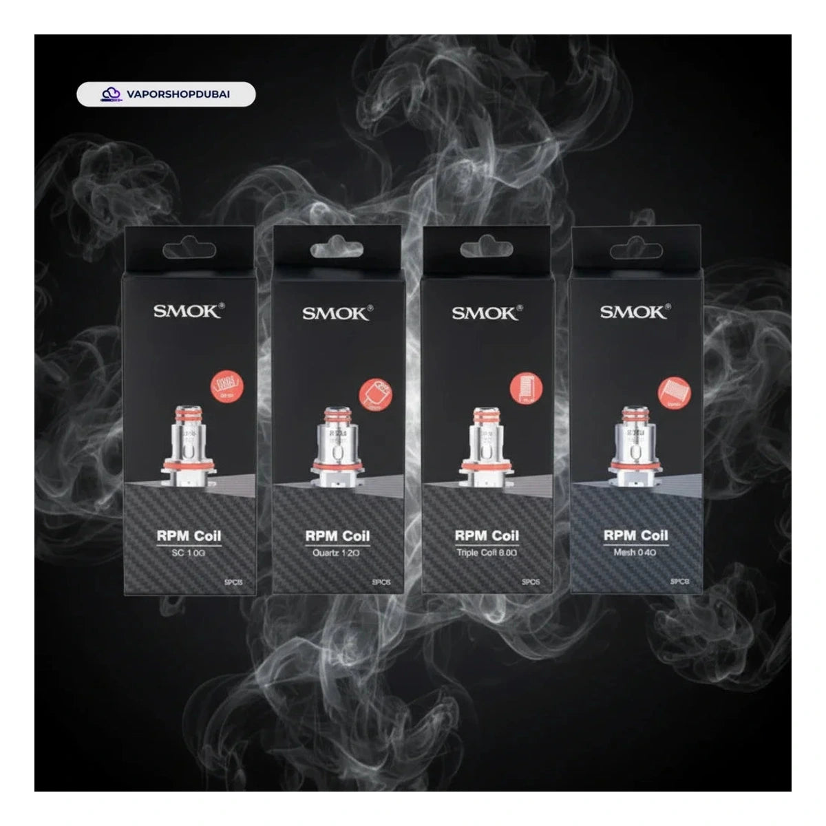 SMOK RPM Replacement Coils resistances UAE | Emirates Vapor Dubai