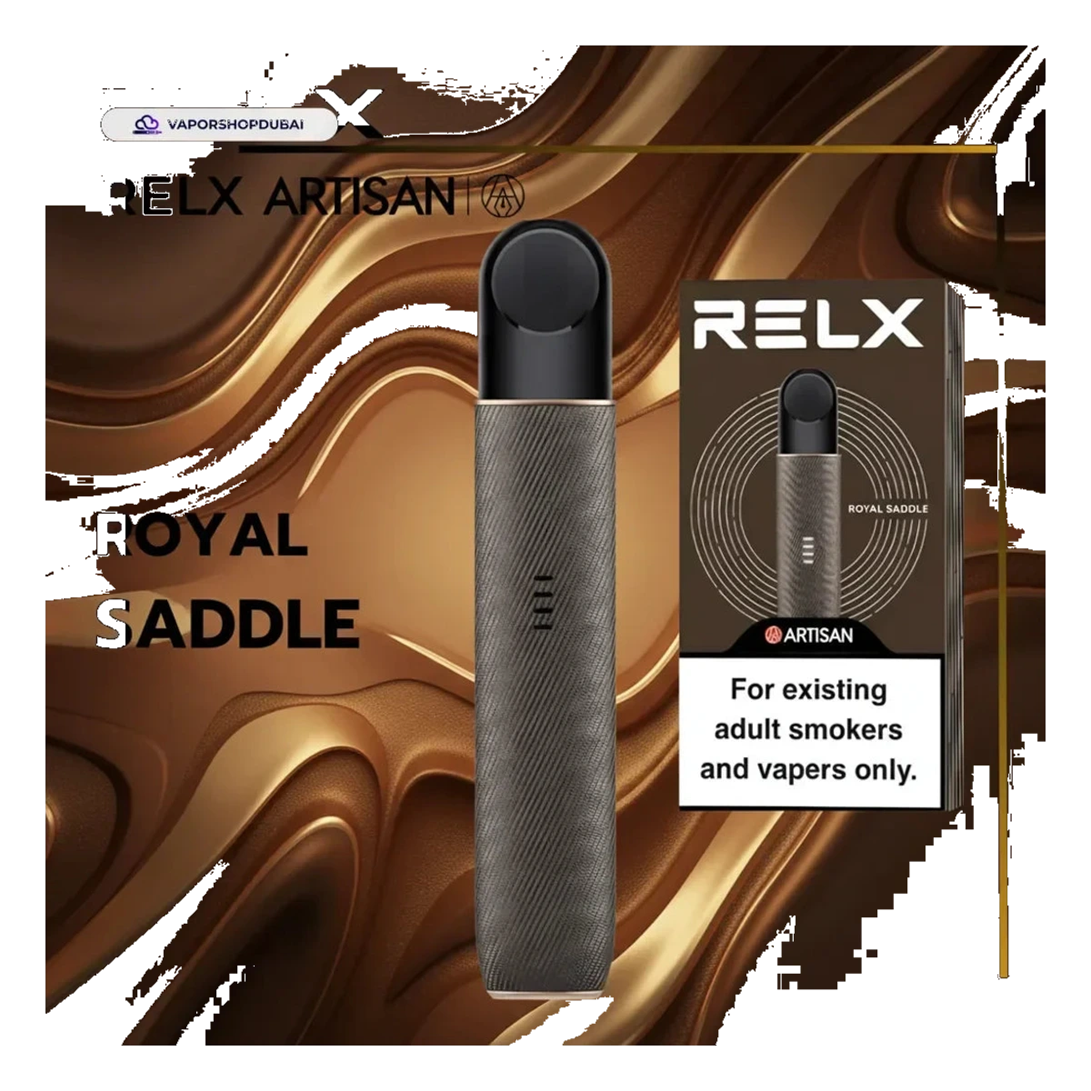 Relx Artisan Vape Kit 380mAh royal-saddle UAE | Emirates Vapor