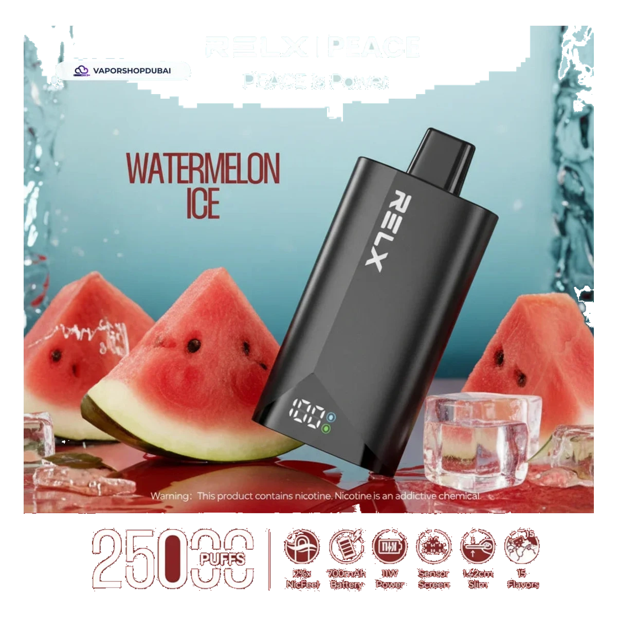 Relx Peace 25000 Puffs Disposable Vape UAE