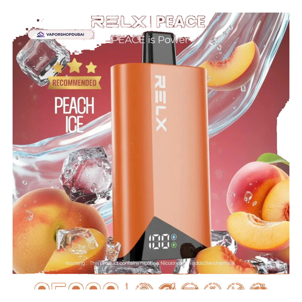 Relx Peace 25000 Puffs Disposable Vape UAE