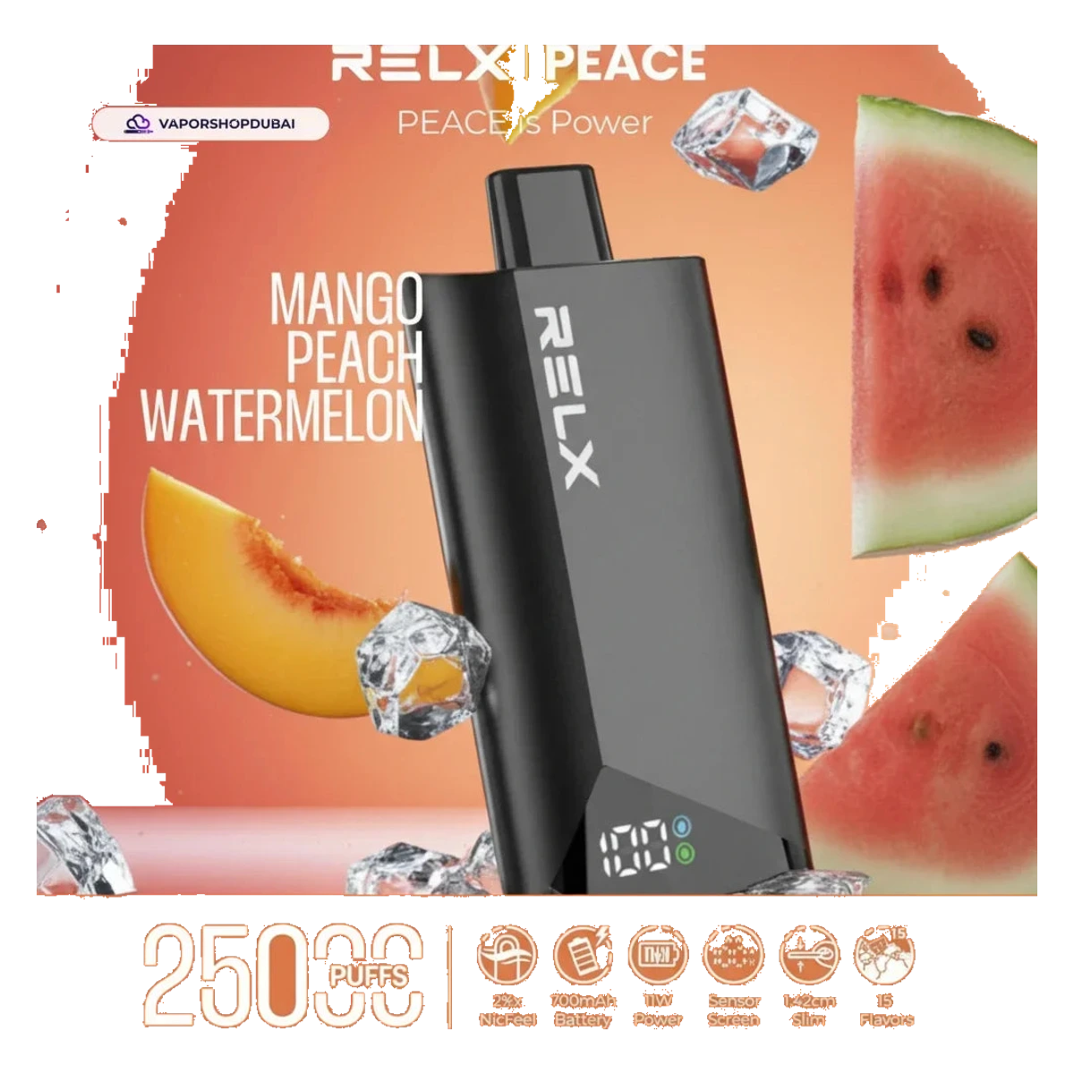 Relx Peace 25000 Puffs Disposable Vape UAE