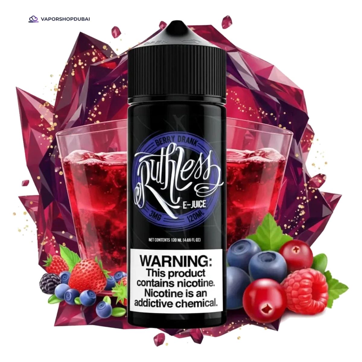 Ruthless Berry Drink 120ml UAE — Buy Dubai | Emirates Vapor