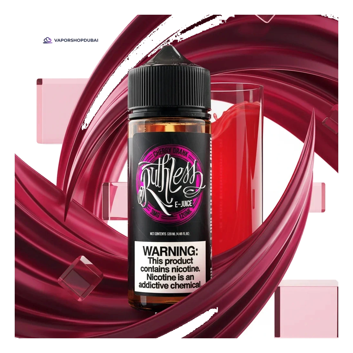 Ruthless Cherry Drink 120ml UAE — Buy Dubai | Emirates Vapor