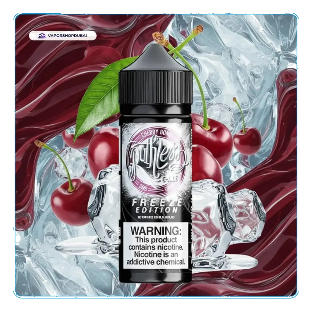 Ruthless Freeze Edition Cherry Bomb 120Ml 6-mg UAE | Emirates Vapor
