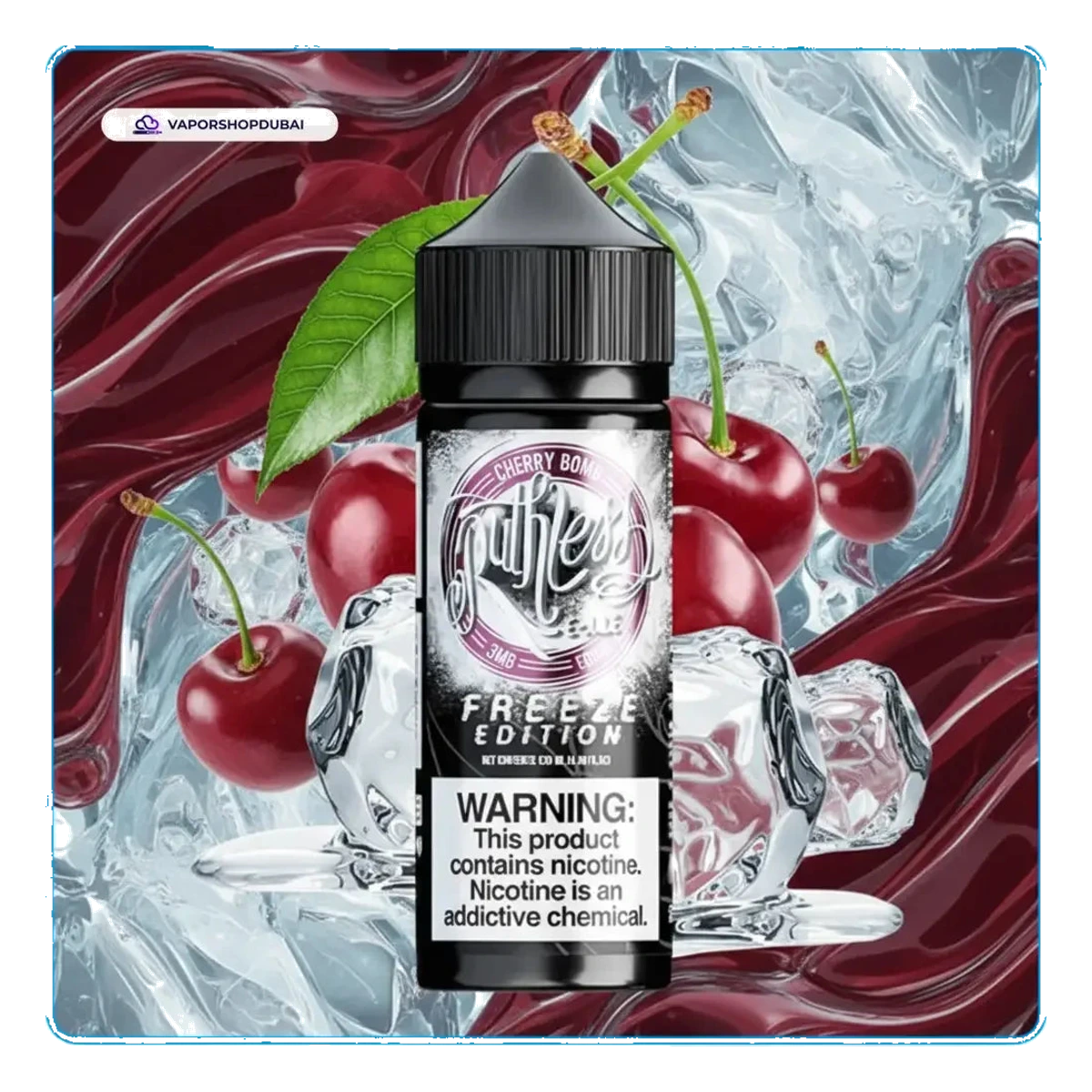 Ruthless Freeze Edition Cherry Bomb 120Ml 6-mg UAE | Emirates Vapor