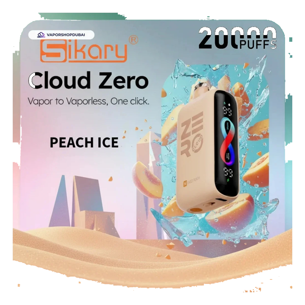 Sikary Cloud Zero 20000 Puffs Disposable 20Mg Uae — AED 45 | Emirates Vapor