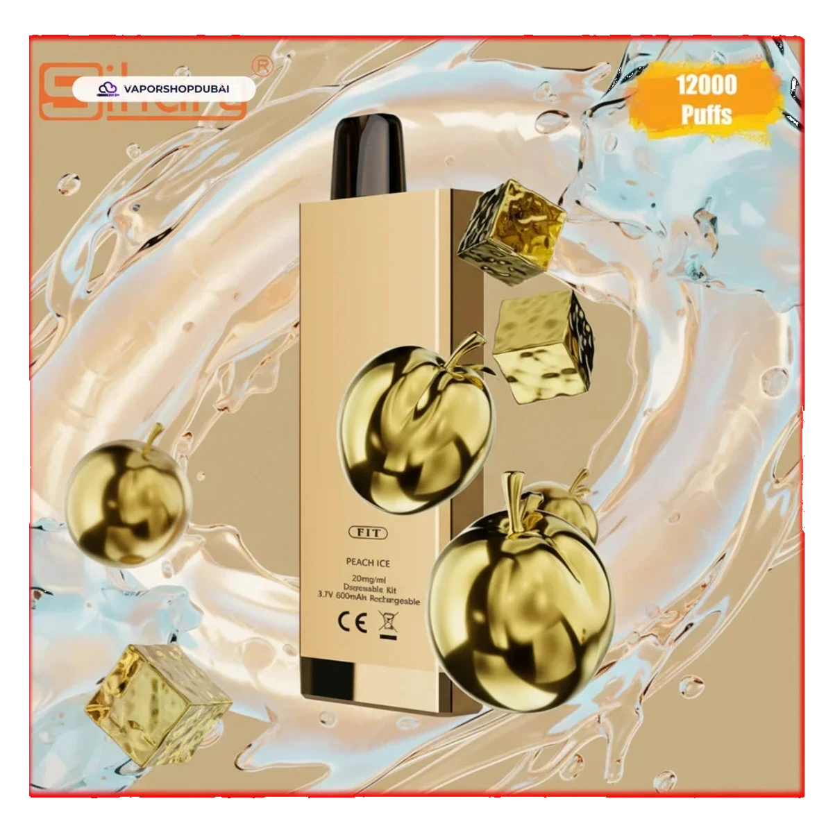 SIKARY FIT 12000 Puffs Disposable Vape 20mg/ml nicotine flavors UAE | Emirates Vapor Dubai