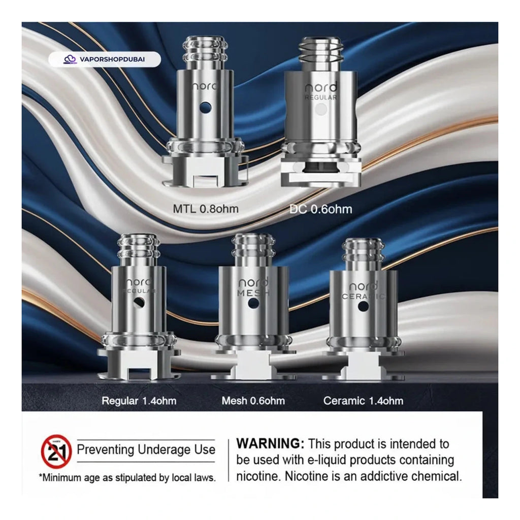 SMOK Nord Replacement Coils nord-0-6-coils-mesh UAE | Emirates Vapor