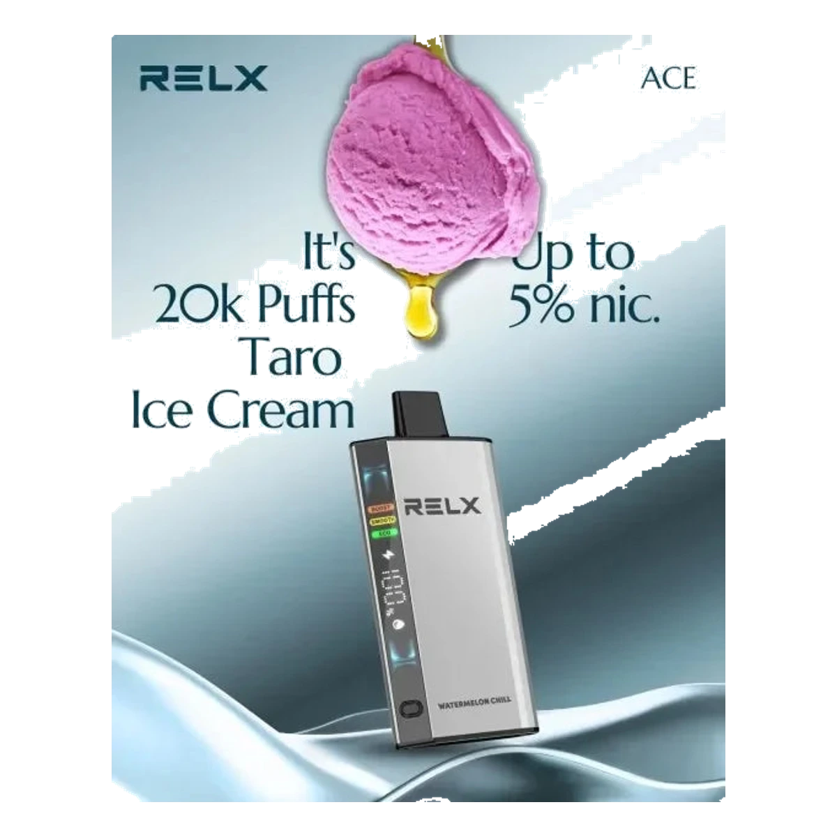 RELX® Ace 20000 Puff’S Watermelon Chill UAE | Emirates Vapor