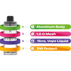 HQD Cuvie Slick 6000 Puffs Disposable Pod Device UAE — Buy Dubai | Emirates Vapor