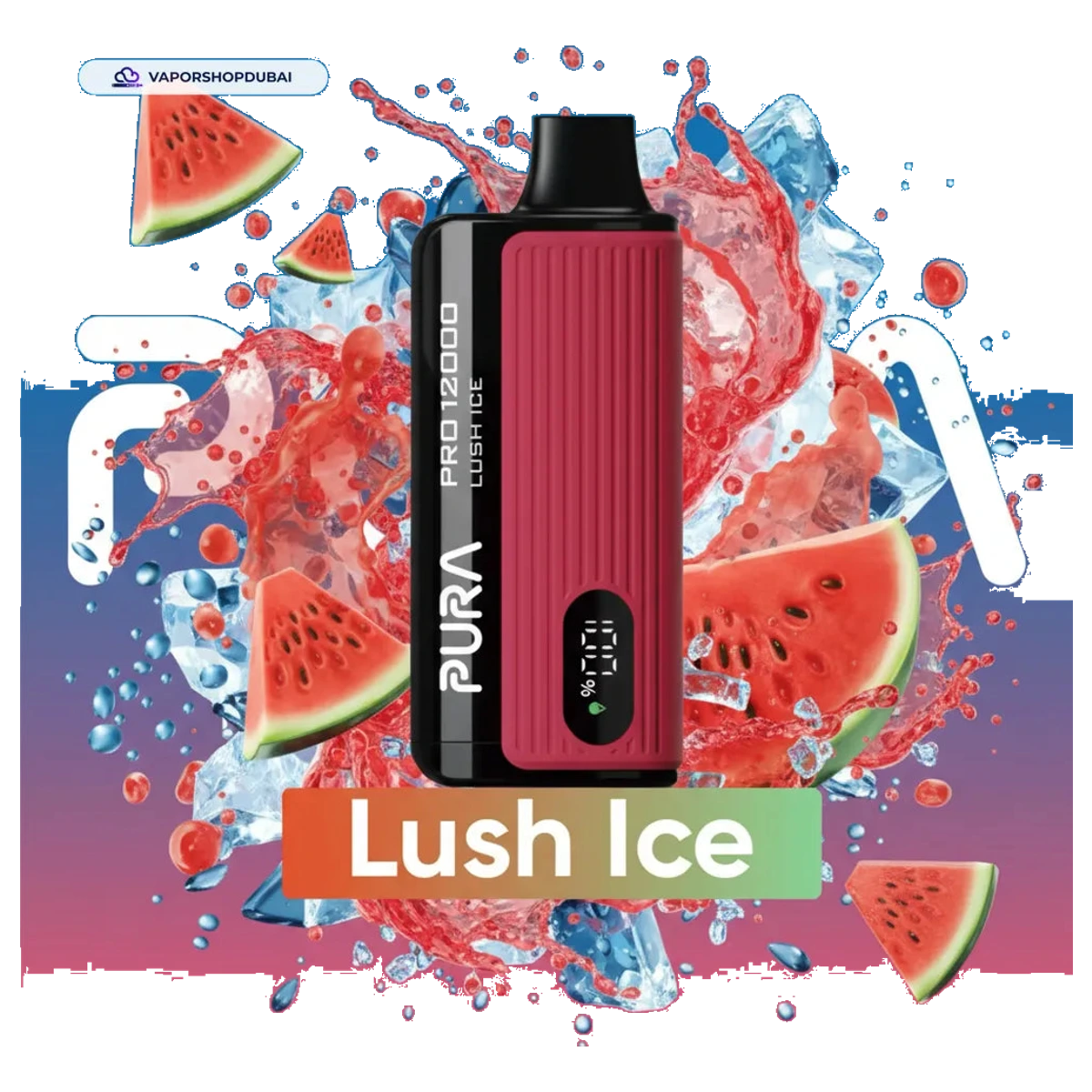 PURA 12000 Puffs Disposable Vape lush-ice UAE | Emirates Vapor