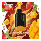 Pura 6000 Puffs Disposable Vape 2% strawberry-mango UAE | Emirates Vapor