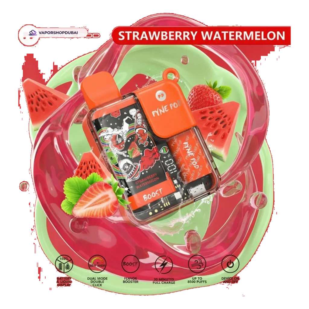 Pyne Pod 8500 Disposable Vape strawberry-watermelon UAE | Emirates Vapor