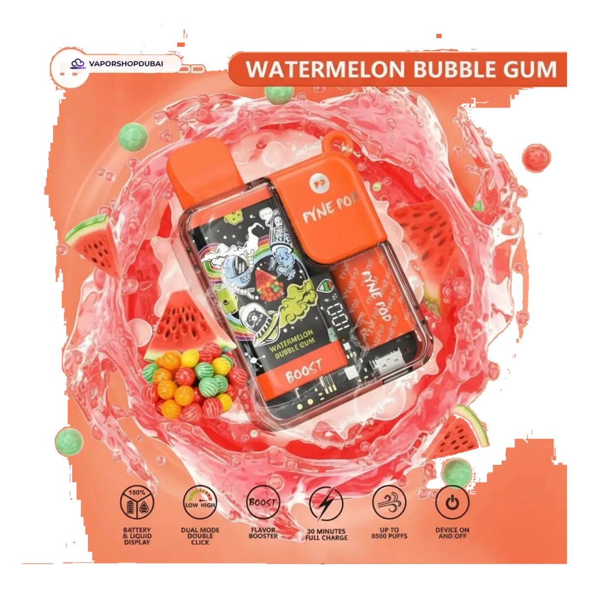 Pyne Pod 8500 Disposable Vape best price UAE — ESMA certified
