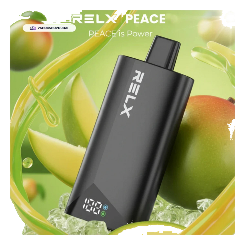 Relx Peace 25000 Puffs Disposable Vape green-mango UAE | Emirates Vapor