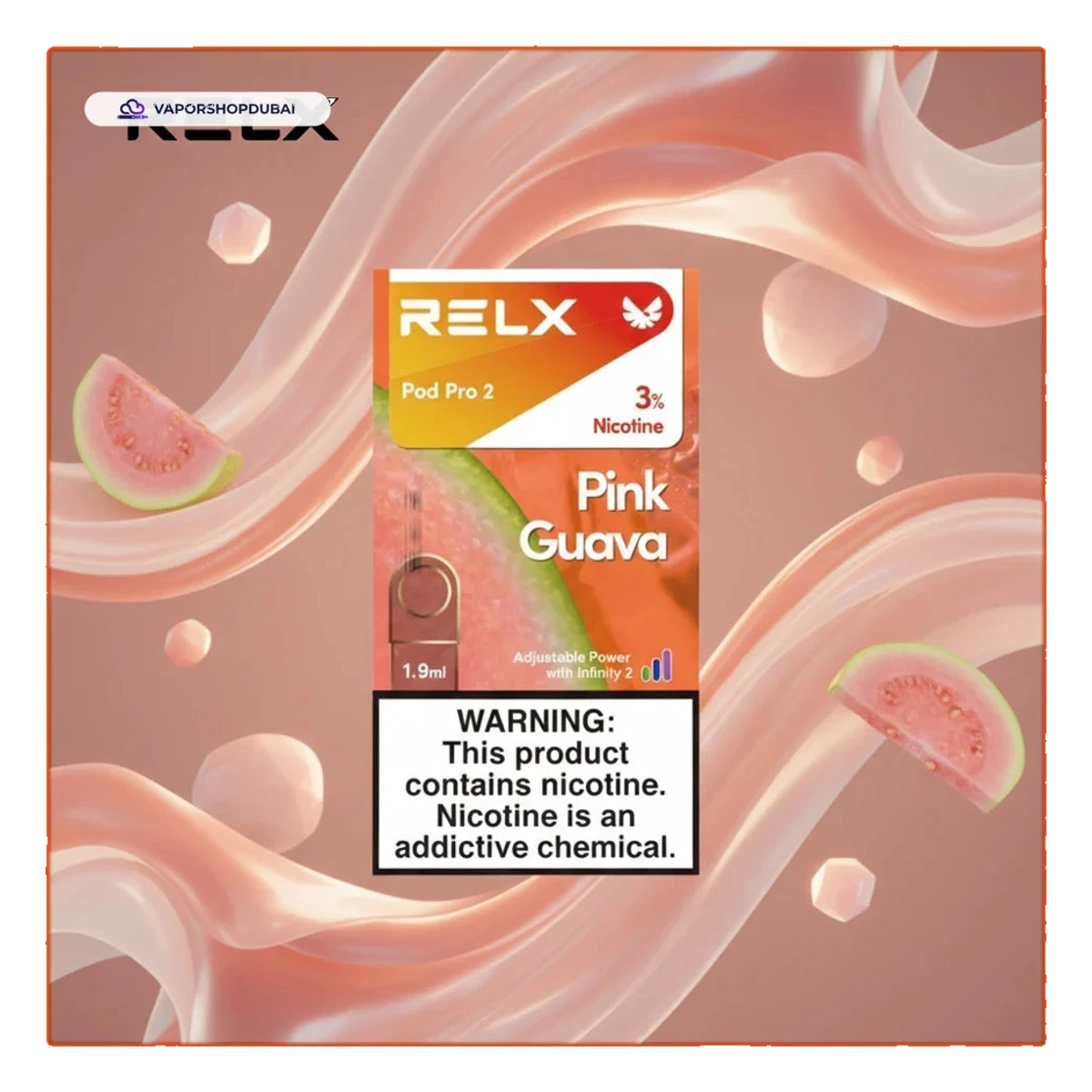 RELX Pod Pro 2 Pods 1.9ml best price UAE — ESMA certified