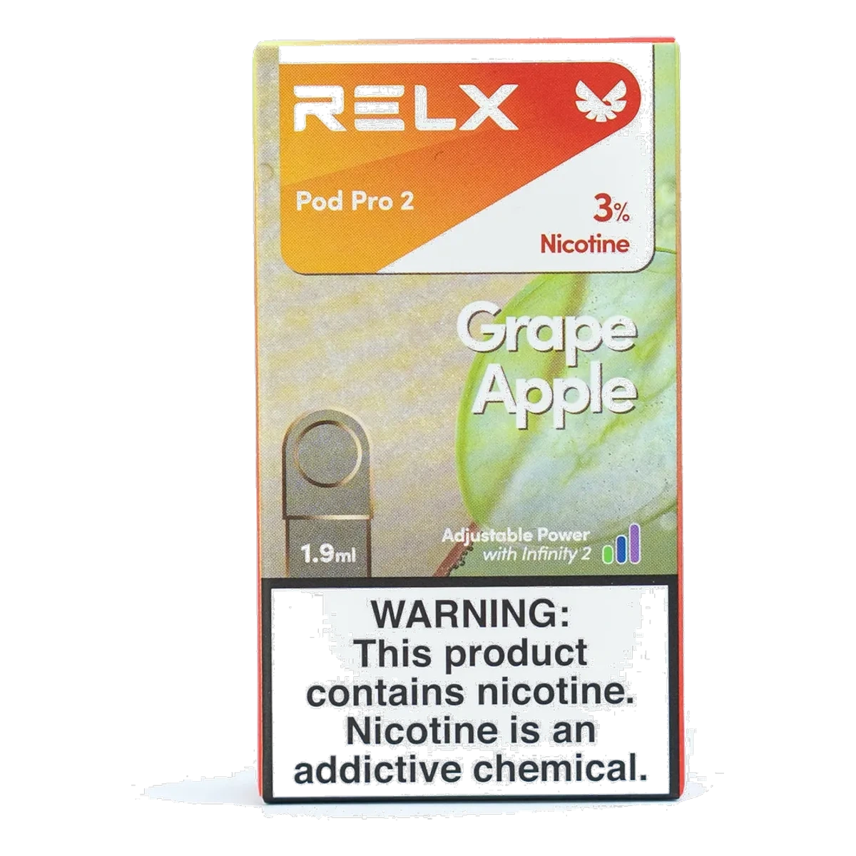 RELX Pod Pro 2 Pods 1.9ml Grape Apple 3% UAE | Emirates Vapor