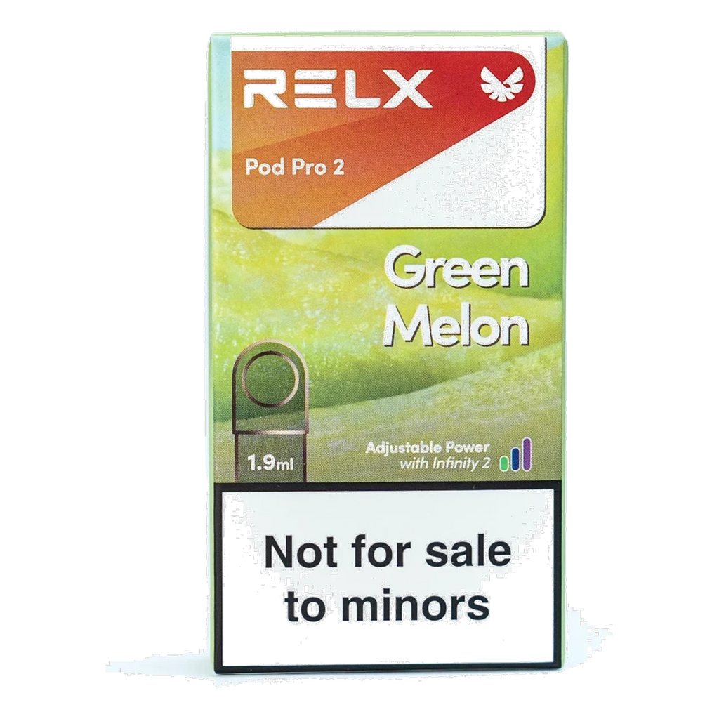 RELX Pod Pro 2 Pods 1.9ml Green Melon 3% UAE | Emirates Vapor