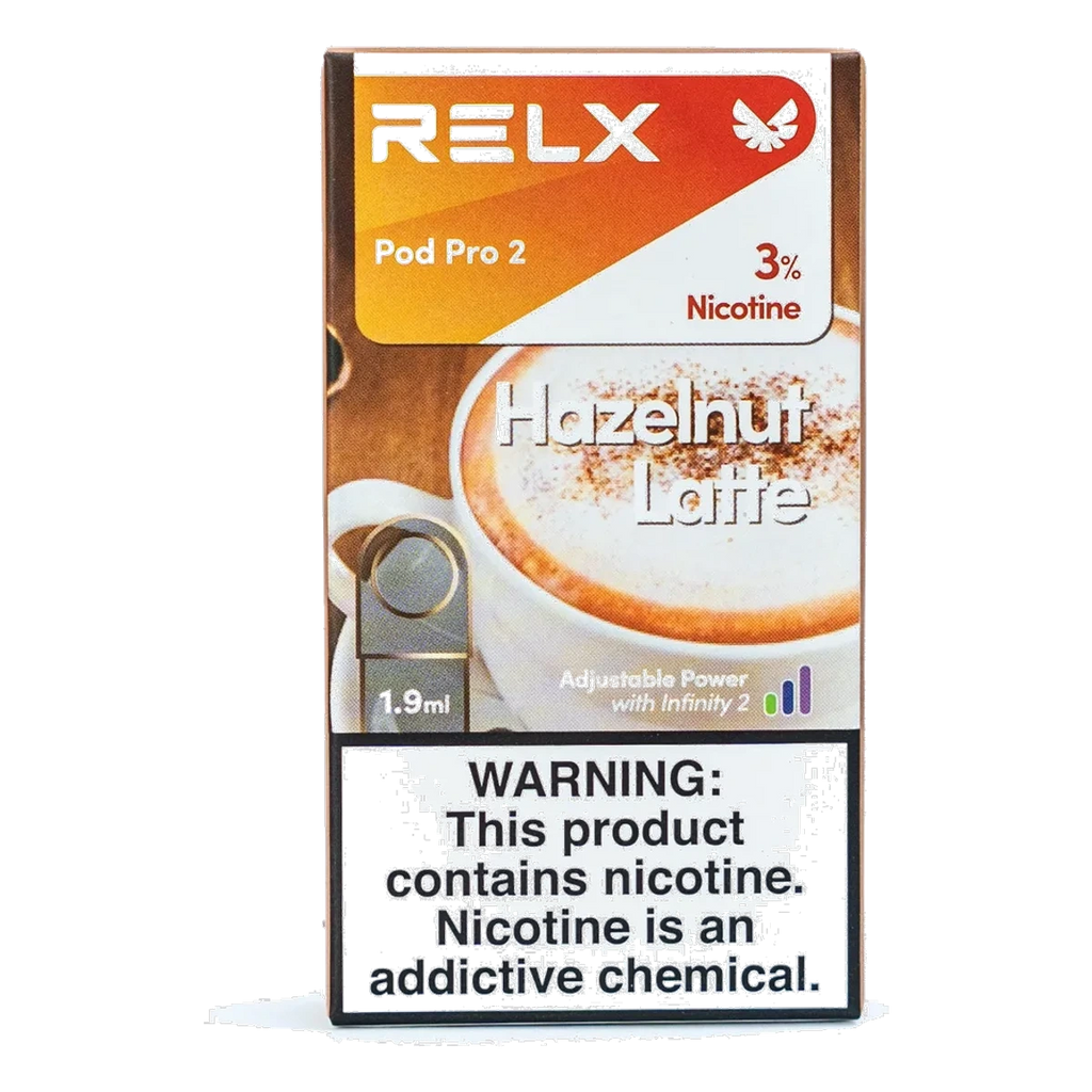 RELX Pod Pro 2 Pods 1.9ml Hazelnut Latte 3% UAE | Emirates Vapor