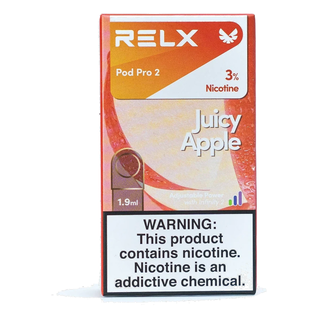 RELX Pod Pro 2 Pods 1.9ml Juicy Apple 3% UAE | Emirates Vapor