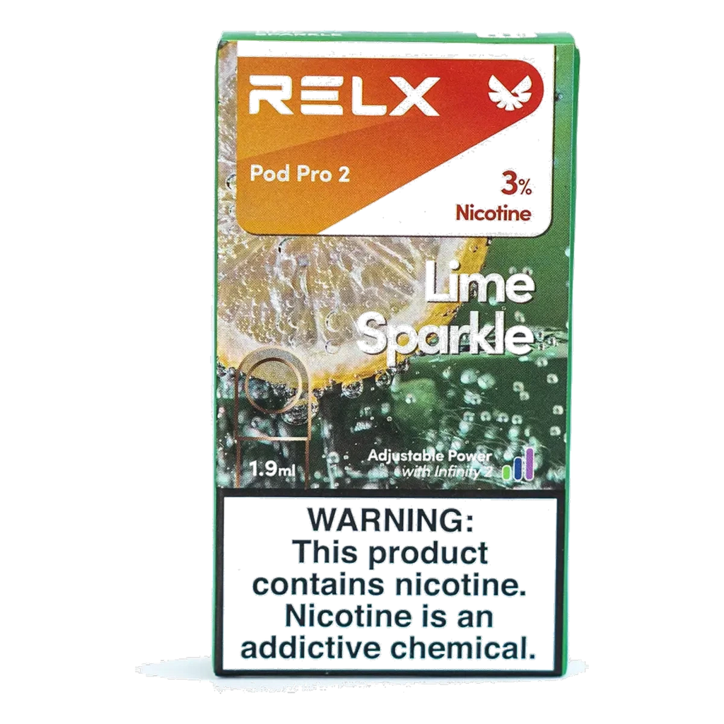 RELX Pod Pro 2 Pods 1.9ml Lime Sparkle 3% UAE | Emirates Vapor